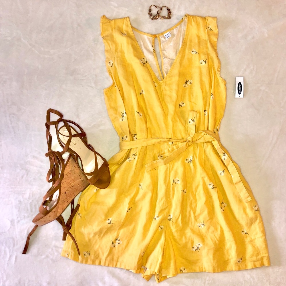 Old Navy Yellow Romper